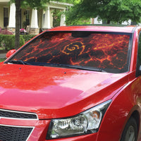 Lava Monster Costume Auto Sun Shade Fiery Lava Spiral