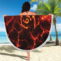 Lava Monster Costume Beach Blanket Fiery Lava Spiral