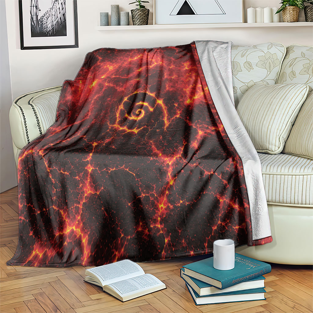 Lava Monster Costume Blanket Fiery Lava Spiral