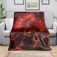 Lava Monster Costume Blanket Fiery Lava Spiral