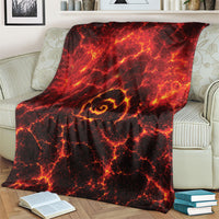 Lava Monster Costume Blanket Fiery Lava Spiral