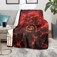 Lava Monster Costume Blanket Fiery Lava Spiral