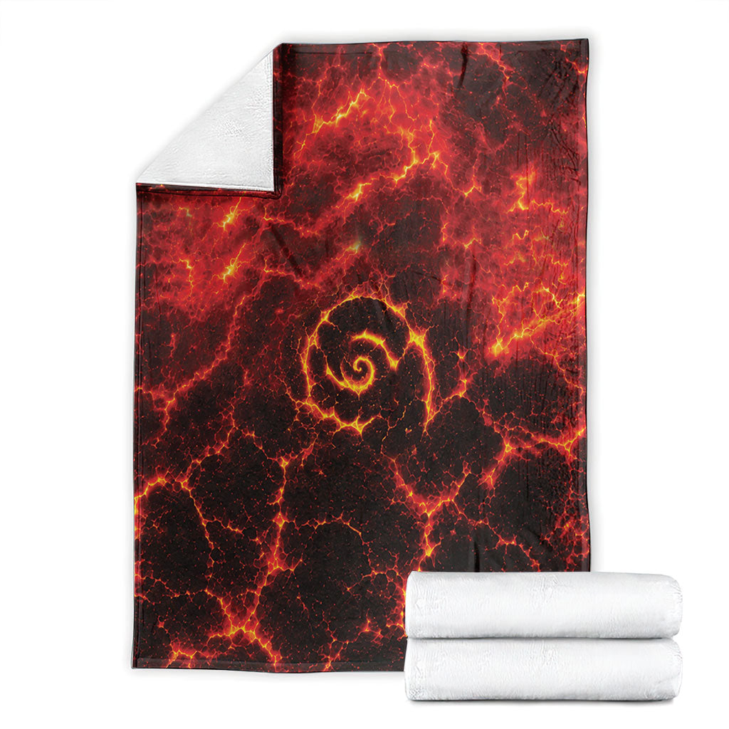 Lava Monster Costume Blanket Fiery Lava Spiral