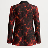Lava Monster Costume Blazer Fiery Lava Spiral