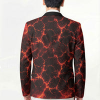 Lava Monster Costume Blazer Fiery Lava Spiral