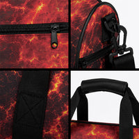 Lava Monster Costume Duffle Bag Fiery Lava Spiral