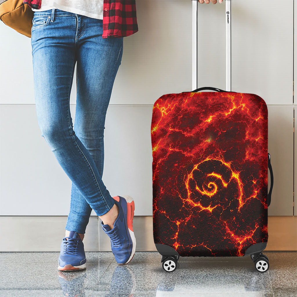 Lava Monster Costume Luggage Cover Fiery Lava Spiral