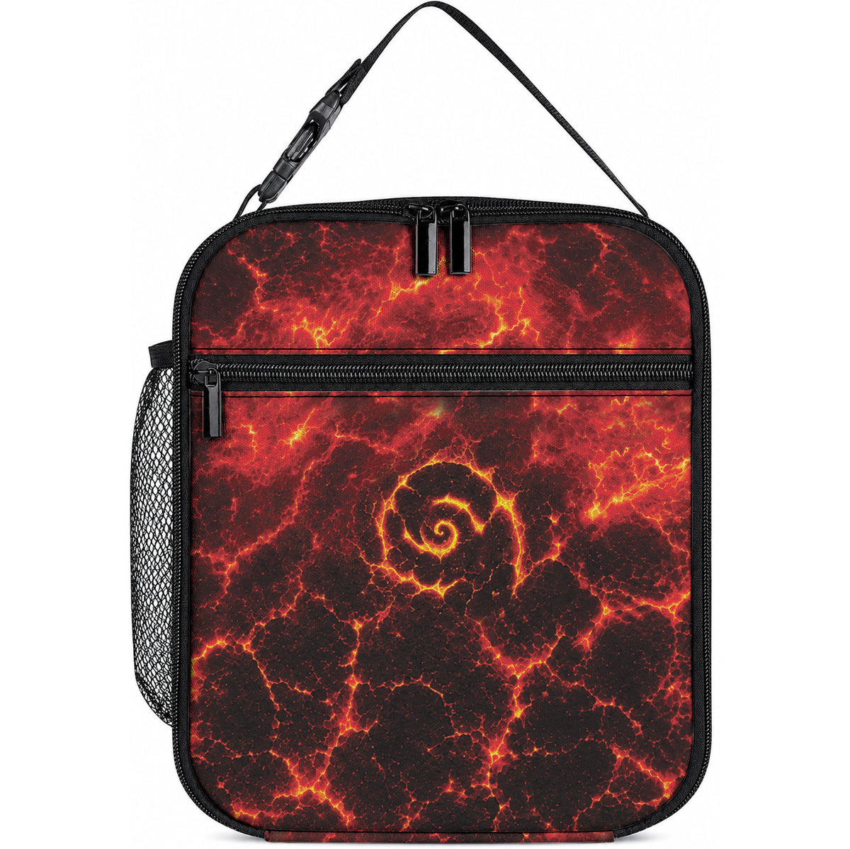 Lava Monster Costume Lunch Bag Fiery Lava Spiral