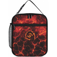 Lava Monster Costume Lunch Bag Fiery Lava Spiral