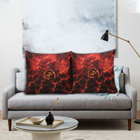 Lava Monster Costume Pillow Cover Fiery Lava Spiral