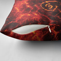 Lava Monster Costume Pillow Cover Fiery Lava Spiral