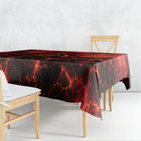 Lava Monster Costume Tablecloth Fiery Lava Spiral