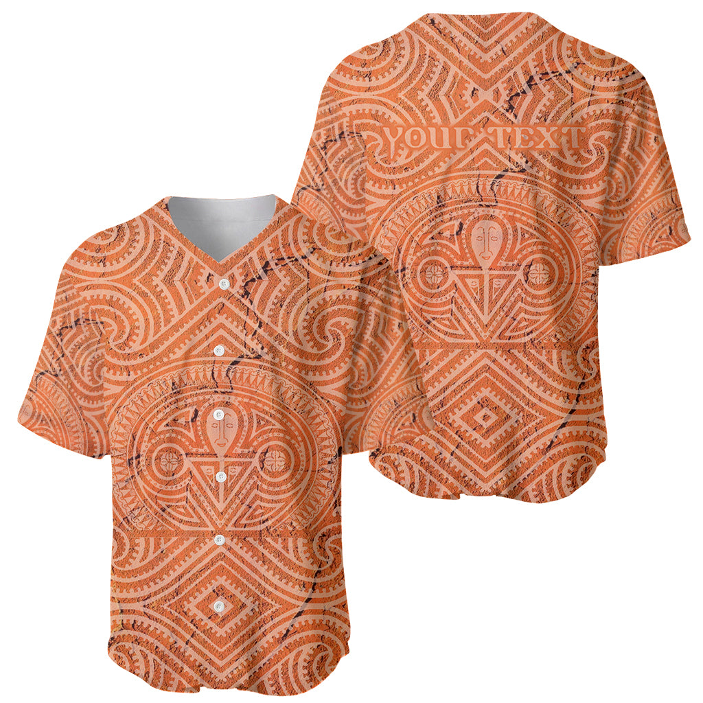 Personalised Lapita Culture Baseball Jersey Iconic Double Face Pattern LT05 - Polynesian Pride