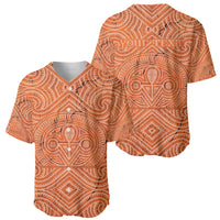 Personalised Lapita Culture Baseball Jersey Iconic Double Face Pattern LT05 - Polynesian Pride