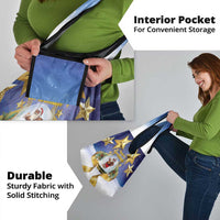 Samoa Christmas Grocery Bag Snow Globe With Samoan Santa - Polynesian Pride