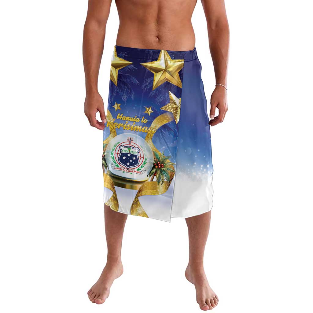 Samoa Christmas Lavalava Snow Globe With Samoan Santa - Polynesian Pride