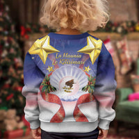 American Samoa Christmas Kid Ugly Christmas Sweater Seashell Santa Beach Vibes - Polynesian Pride