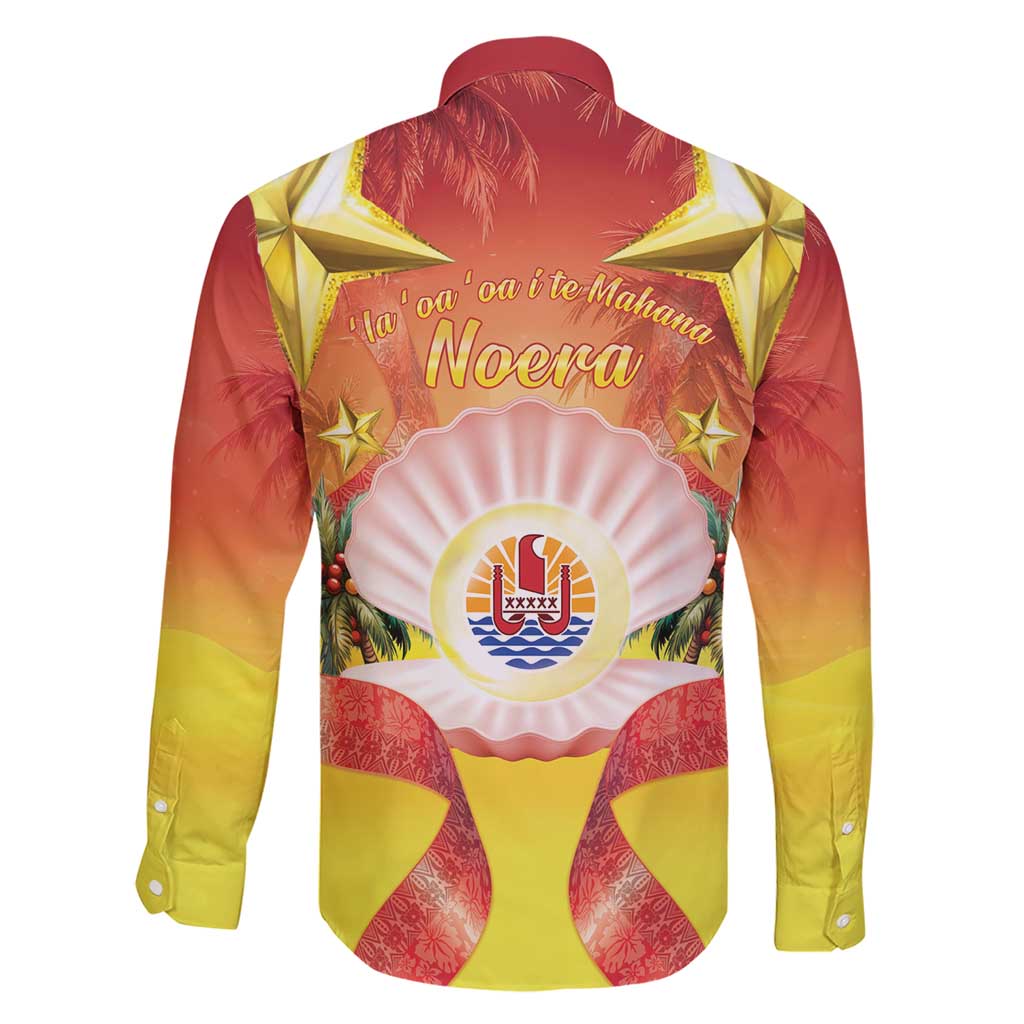 French Polynesia Christmas Family Matching Short Sleeve Bodycon Dress and Hawaiian Shirt Seashell Santa Beach Vibes - Polynesian Pride