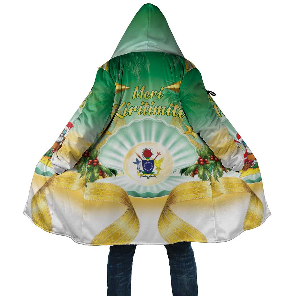 Cook Islands Christmas Cloak Seashell Santa Beach Vibes - Polynesian Pride