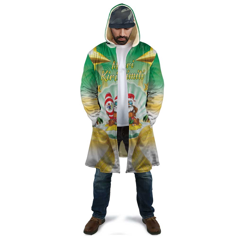 Cook Islands Christmas Cloak Seashell Santa Beach Vibes - Polynesian Pride