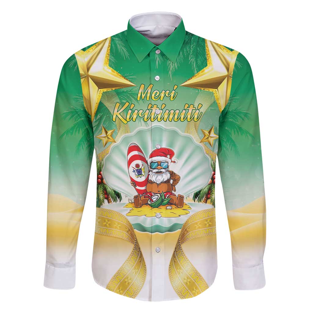 Cook Islands Christmas Family Matching Summer Maxi Dress and Hawaiian Shirt Seashell Santa Beach Vibes - Polynesian Pride