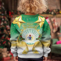 Cook Islands Christmas Kid Ugly Christmas Sweater Seashell Santa Beach Vibes - Polynesian Pride