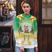 Cook Islands Christmas Ugly Christmas Sweater Seashell Santa Beach Vibes - Polynesian Pride