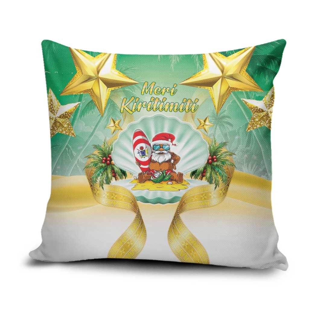 Cook Islands Christmas Pillow Cover Seashell Santa Beach Vibes - Polynesian Pride