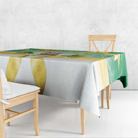 Cook Islands Christmas Tablecloth Seashell Santa Beach Vibes - Polynesian Pride