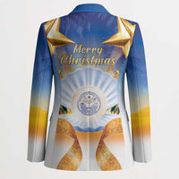 Marshall Islands Christmas Blazer Seashell Santa Beach Vibes - Polynesian Pride