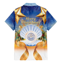Marshall Islands Christmas Family Matching Mermaid Dress and Hawaiian Shirt Seashell Santa Beach Vibes - Polynesian Pride