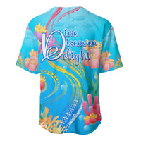 Under The Sea Scuba Diving Baseball Jersey Polynesian Pattern LT05 - Polynesian Pride