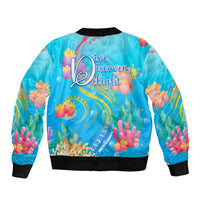 Under The Sea Scuba Diving Bomber Jacket Polynesian Pattern LT05 - Polynesian Pride