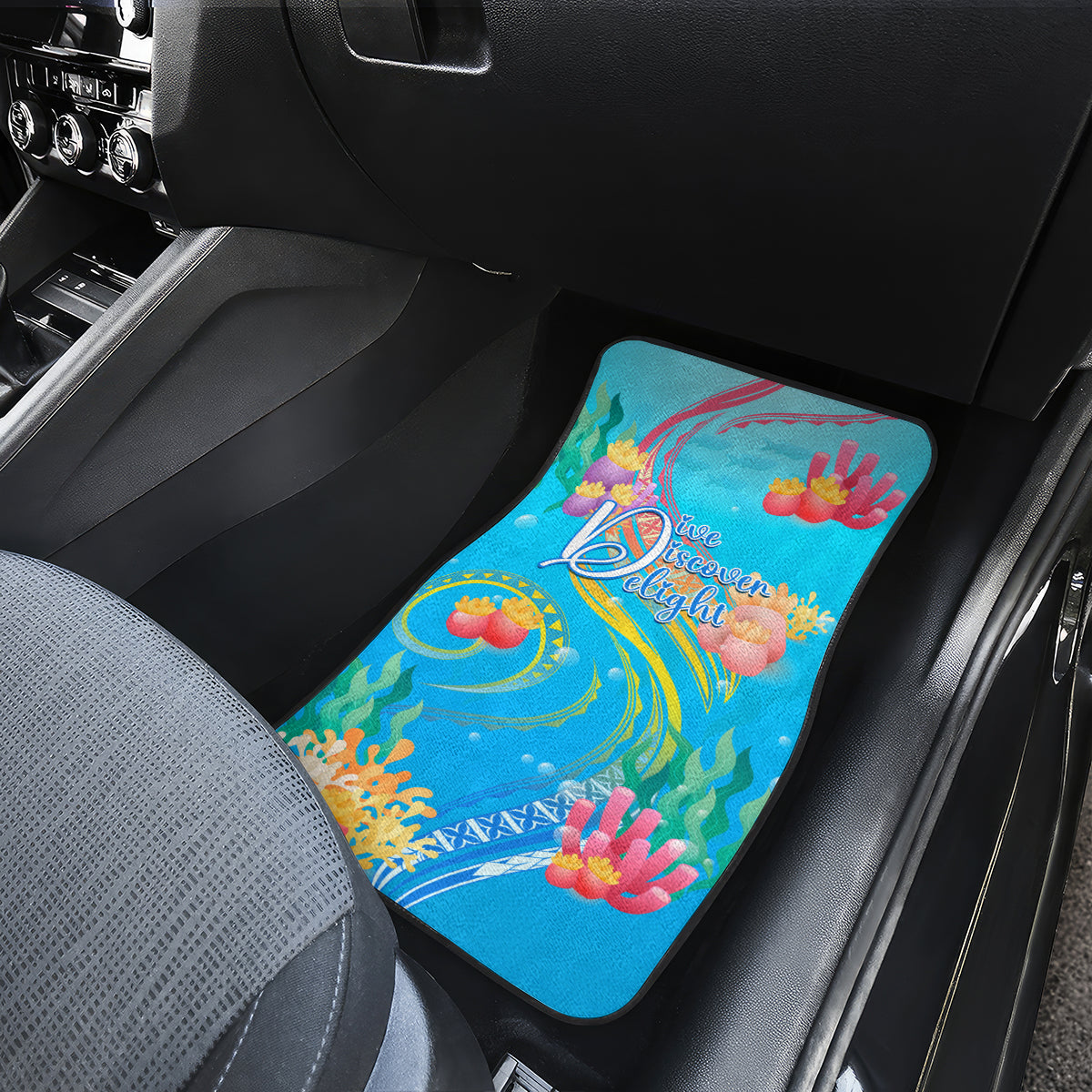 Under The Sea Scuba Diving Car Mats Polynesian Pattern LT05 - Polynesian Pride