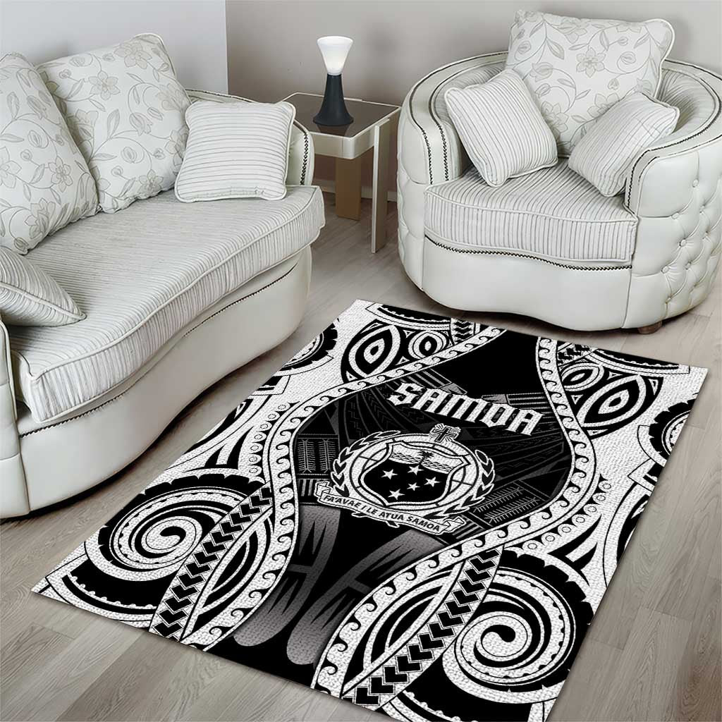 Remember Samoa Black Saturday Area Rug Samoa Mo Samoa - Polynesian Pride