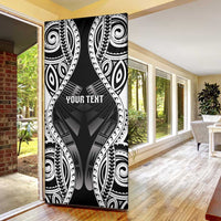Personalised Remember Samoa Black Saturday Door Cover Samoa Mo Samoa - Polynesian Pride