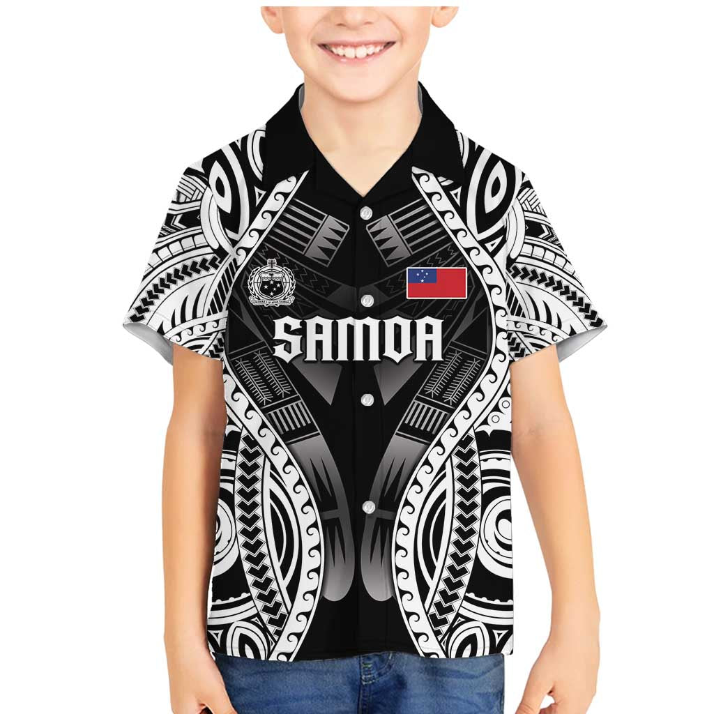 Personalised Remember Samoa Black Saturday Family Matching Mermaid Dress and Hawaiian Shirt Samoa Mo Samoa - Polynesian Pride
