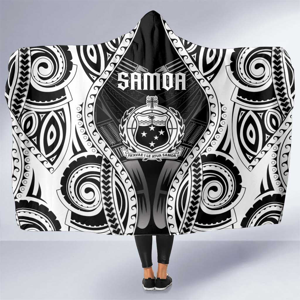 Remember Samoa Black Saturday Hooded Blanket Samoa Mo Samoa - Polynesian Pride