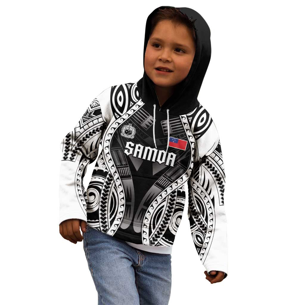 Personalised Remember Samoa Black Saturday Kid Hoodie Samoa Mo Samoa - Polynesian Pride