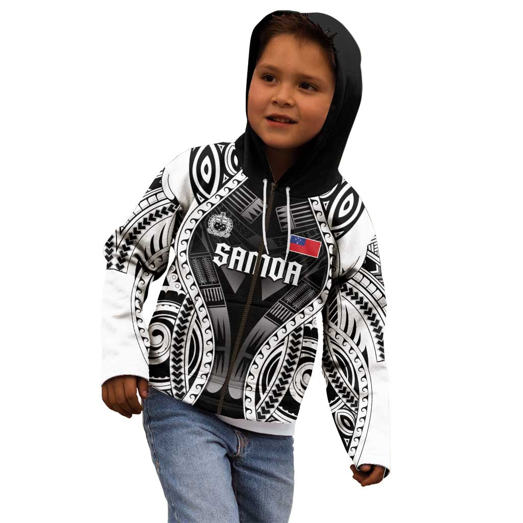 Personalised Remember Samoa Black Saturday Kid Hoodie Samoa Mo Samoa - Polynesian Pride