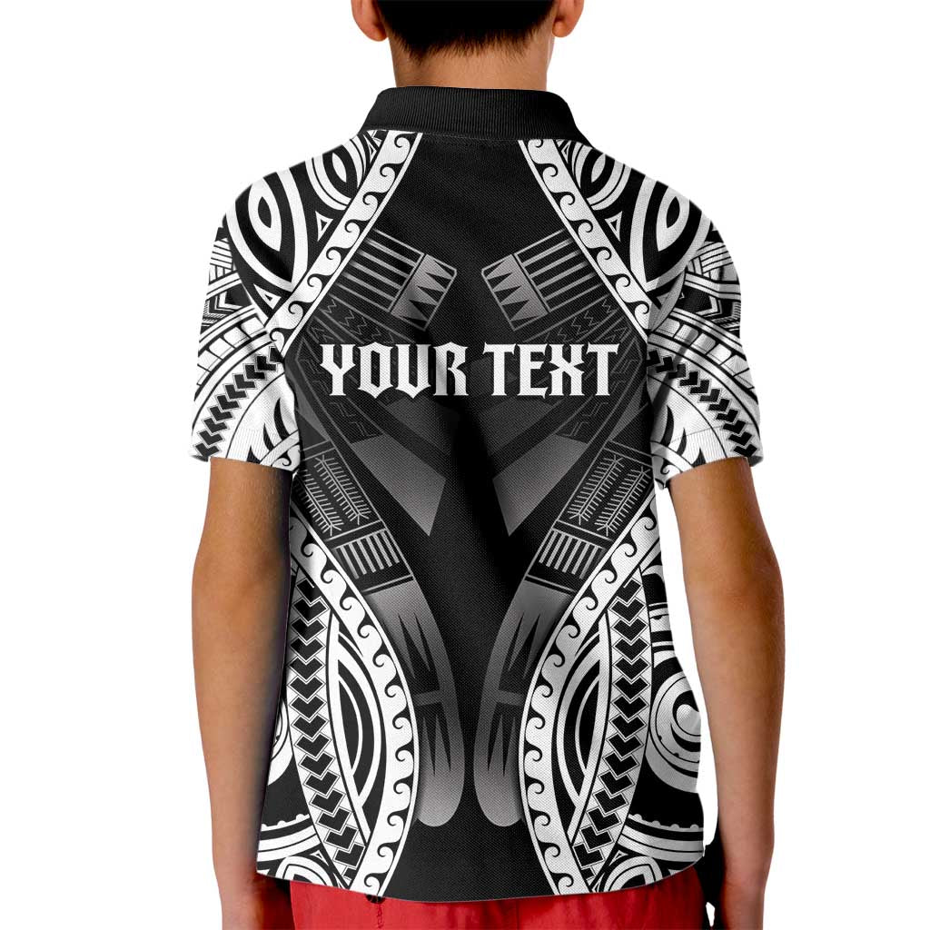 Personalised Remember Samoa Black Saturday Kid Polo Shirt Samoa Mo Samoa - Polynesian Pride
