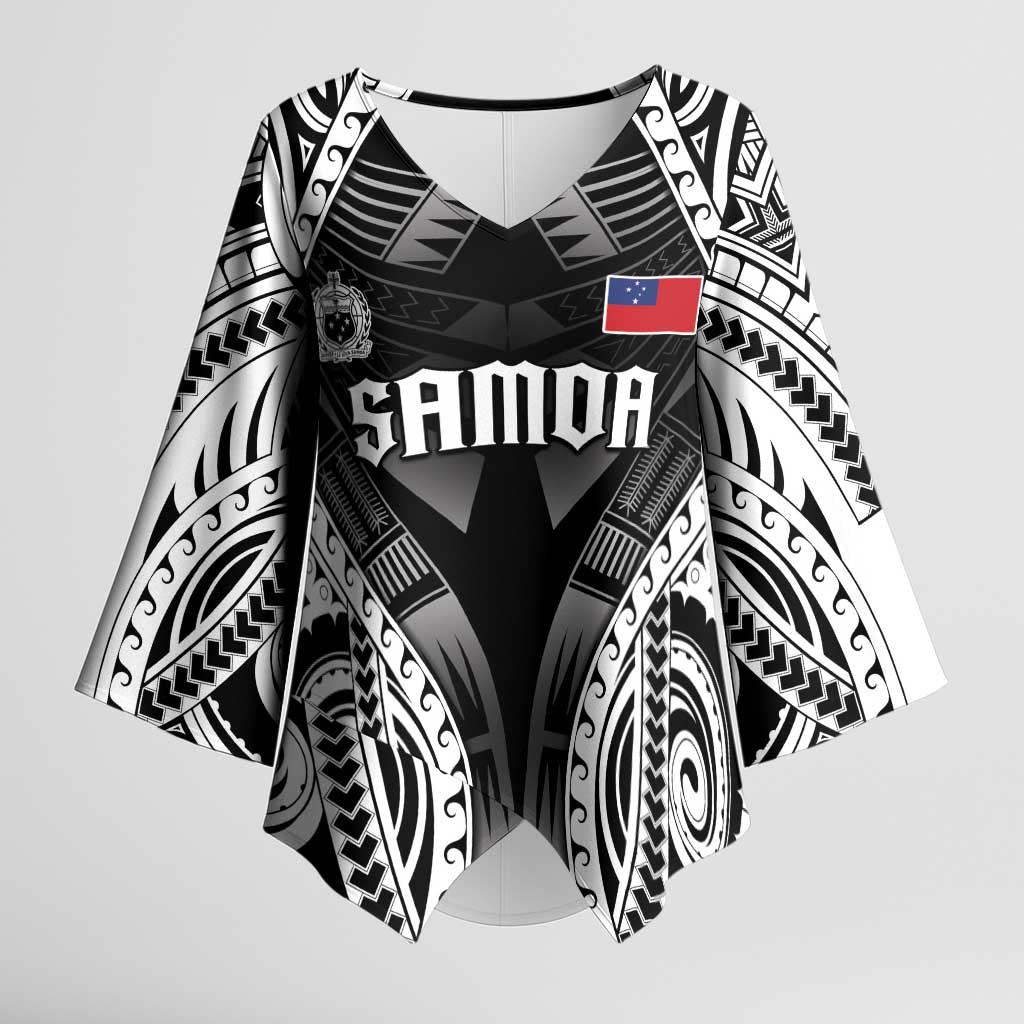 Personalised Remember Samoa Black Saturday Kimono Sleeve Blouse Samoa Mo Samoa - Polynesian Pride