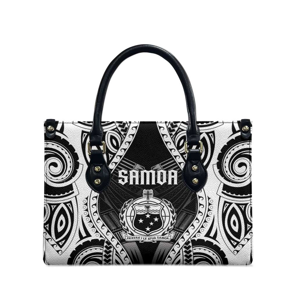 Remember Samoa Black Saturday Leather Bag Samoa Mo Samoa - Polynesian Pride