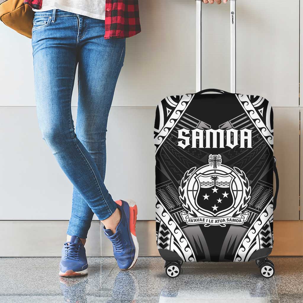 Remember Samoa Black Saturday Luggage Cover Samoa Mo Samoa - Polynesian Pride