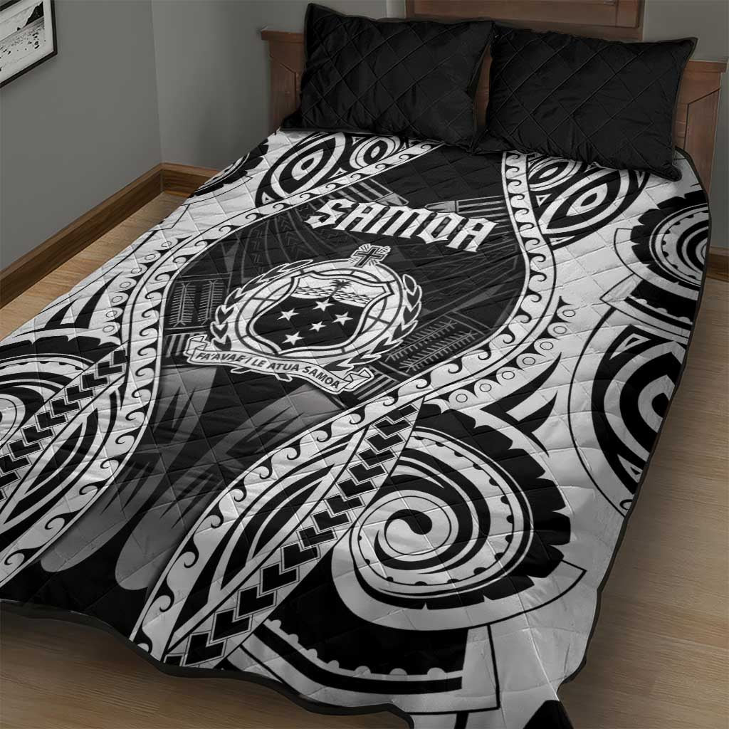 Remember Samoa Black Saturday Quilt Bed Set Samoa Mo Samoa - Polynesian Pride