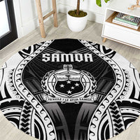 Remember Samoa Black Saturday Round Carpet Samoa Mo Samoa - Polynesian Pride