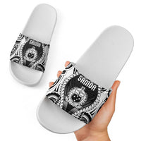 Remember Samoa Black Saturday Slide Sandals Samoa Mo Samoa - Polynesian Pride