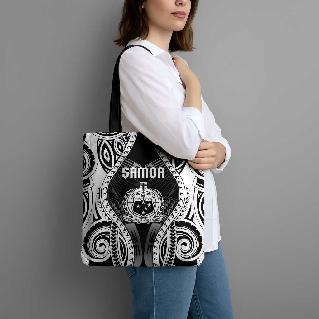 Remember Samoa Black Saturday Tote Bag Samoa Mo Samoa - Polynesian Pride
