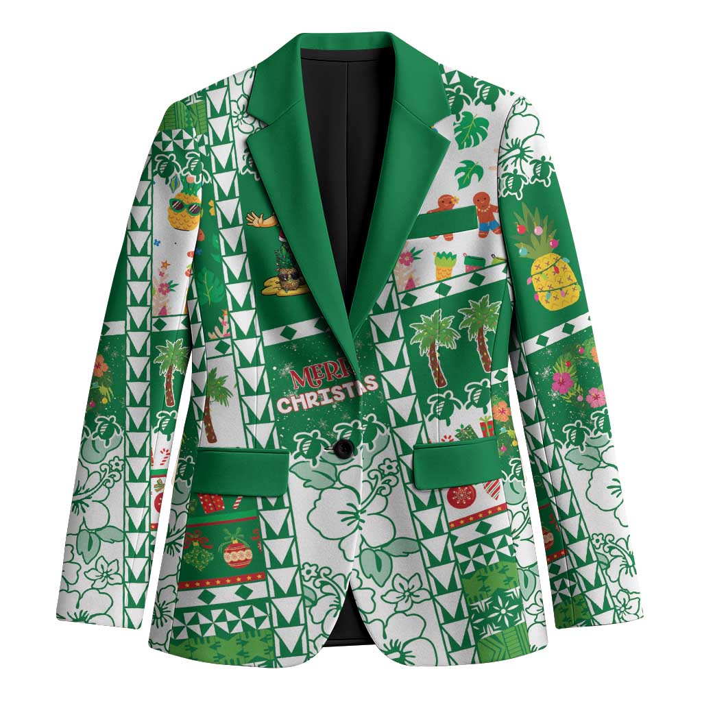 Norfolk Island Christmas Blazer Festive Beach Vibes - Polynesian Pride