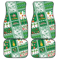 Norfolk Island Christmas Car Mats Festive Beach Vibes - Polynesian Pride